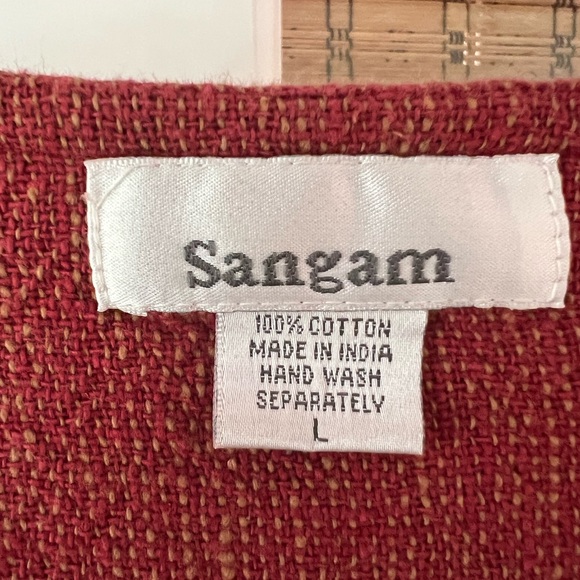 Women’s 2 pc set. 100% cotton. Made in India. Top and pants set. Size Large. - Picture 2 of 5